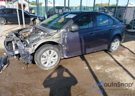 2014 Chevrolet Cruze Ls Auto из США, поврежденный, VIN 1G1PA5SGXE7391961